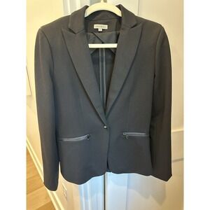 EUC Jamison Park Slope Black  Blazer  M Evereve w/o Hood